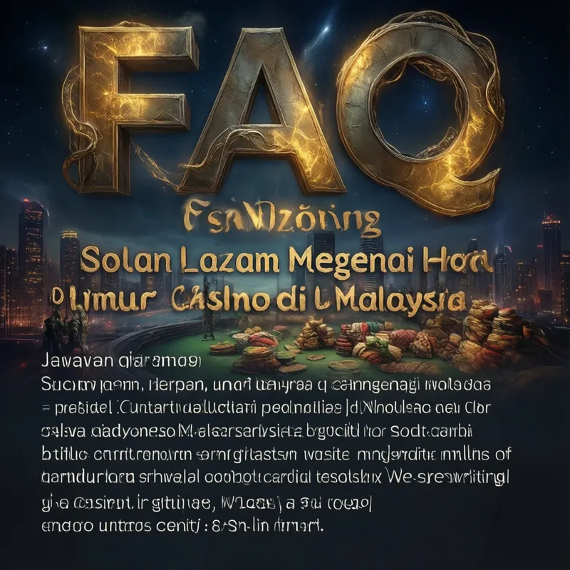 FAQ Umur Kasino